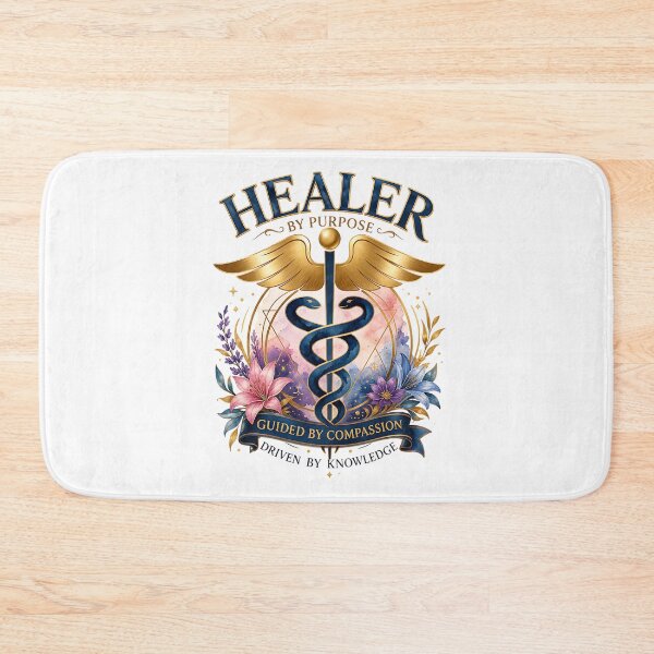 Item preview, Healer By Purpose Caduceus Medical Symbol Design designed and sold by Yafa-Design.