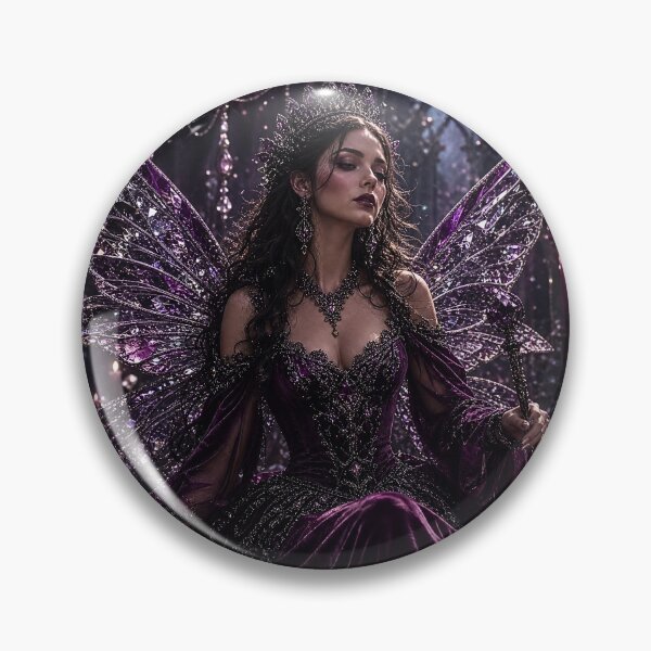 Item preview, Plum Noir Fairy Queen Enchantment designed and sold by Storybook Botanica.