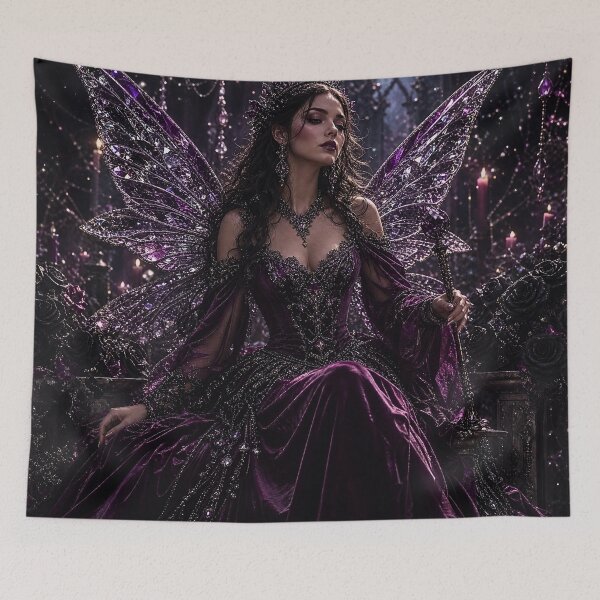 Item preview, Plum Noir Fairy Queen Enchantment designed and sold by Storybook Botanica.