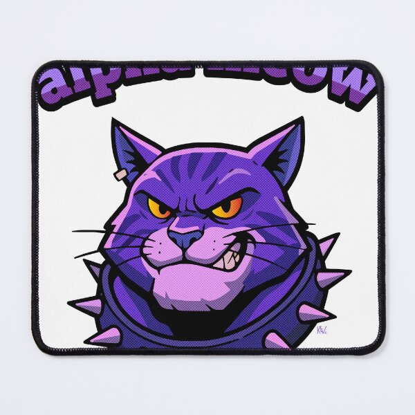 Item preview, Metal Head the cat with the crooked smile designed and sold by Asterisk-a.