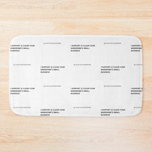 Item preview, I SUPPORT @ CLEAR YOUR WARDROBE'S SMALL BUSINESS designed and sold by ClearYourWardrobe / IsThatBrandon.
