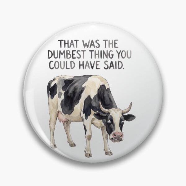 Item preview, Disappointed Dairy Cow designed and sold by Tiffany Roy.