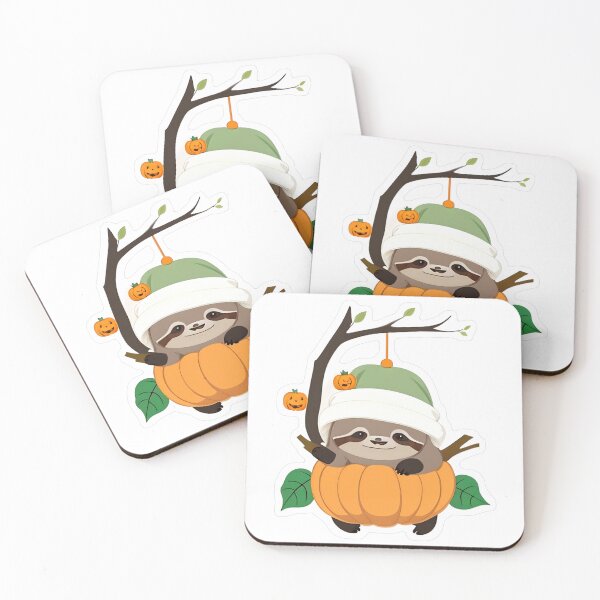 Item preview, Music‑Loving Pumpkin Sloth designed and sold by For-Cat Studio.