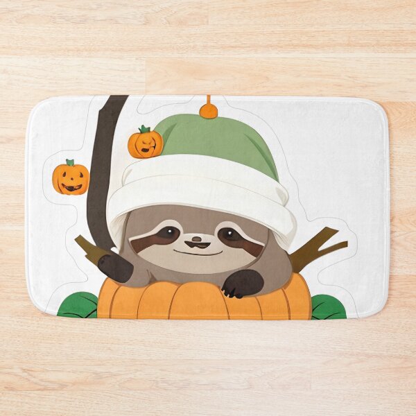 Item preview, Music‑Loving Pumpkin Sloth designed and sold by For-Cat.