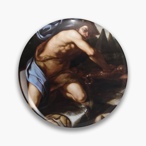 Item preview, David and Goliath (17th Century) by Follower of Michelangelo Merisi da Caravaggio designed and sold by The Breathing Paint.