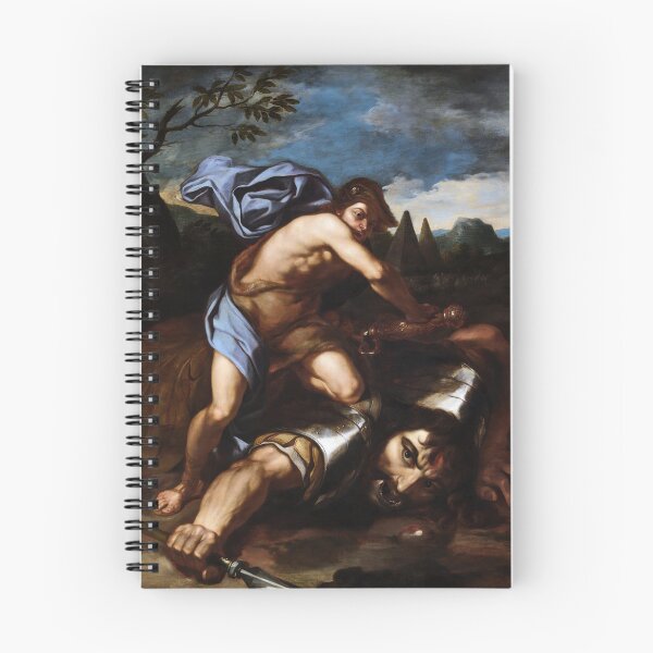 Item preview, David and Goliath (17th Century) by Follower of Michelangelo Merisi da Caravaggio designed and sold by The Breathing Paint.