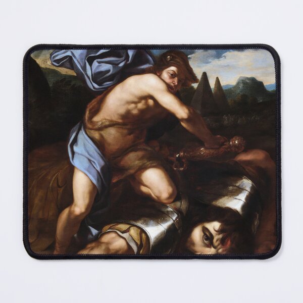 Item preview, David and Goliath (17th Century) by Follower of Michelangelo Merisi da Caravaggio designed and sold by The Breathing Paint.