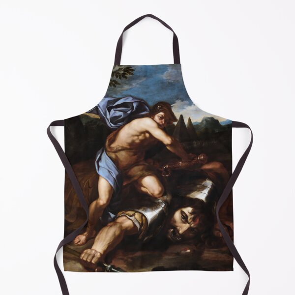 Item preview, David and Goliath (17th Century) by Follower of Michelangelo Merisi da Caravaggio designed and sold by The Breathing Paint.
