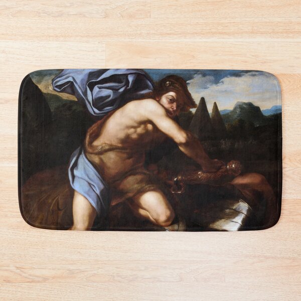 Item preview, David and Goliath (17th Century) by Follower of Michelangelo Merisi da Caravaggio designed and sold by The Breathing Paint.
