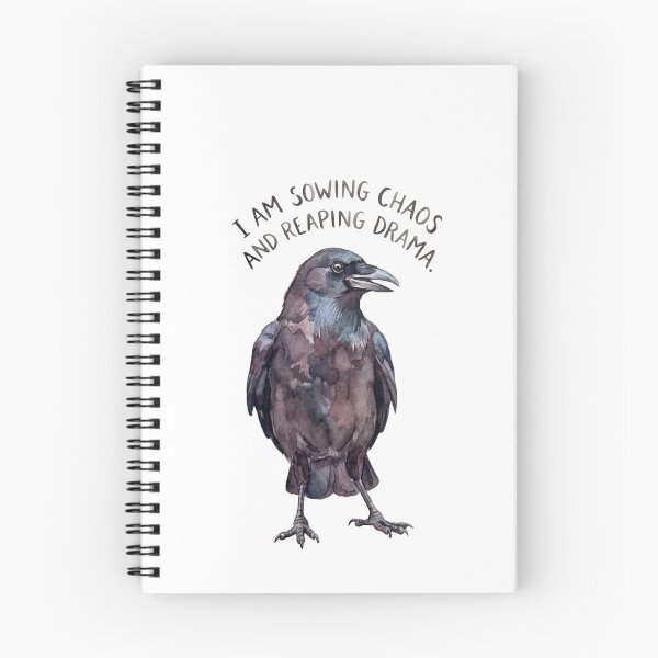 Item preview, Chaos Sowing Crow designed and sold by Tiffany Roy.