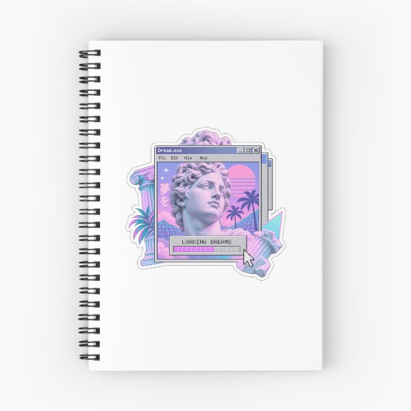 Item preview, Loading Dreams Vaporwave Sticker designed and sold by SystemDreams00.