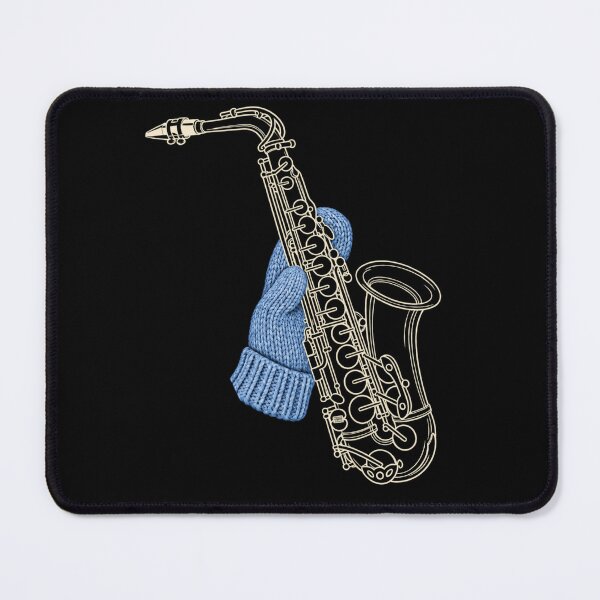 Item preview, Saxophone Held by a Knitted Mitten designed and sold by knitcorner26.