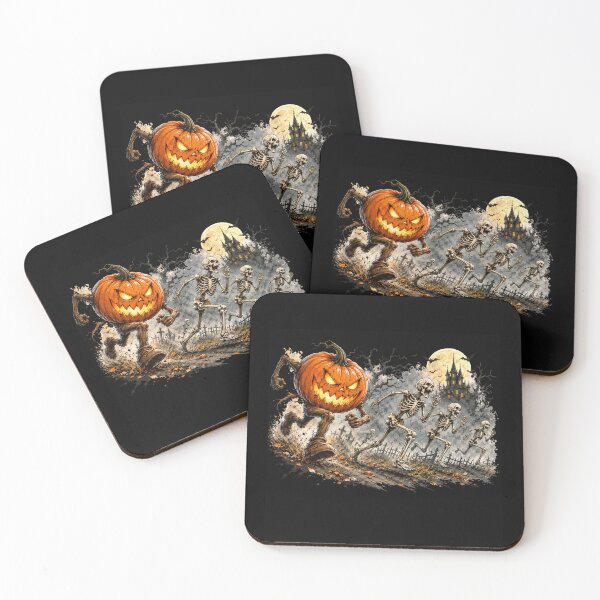 Item preview, Pumpkin head chase - vintage Halloween graphic designed and sold by GEM STYLE.