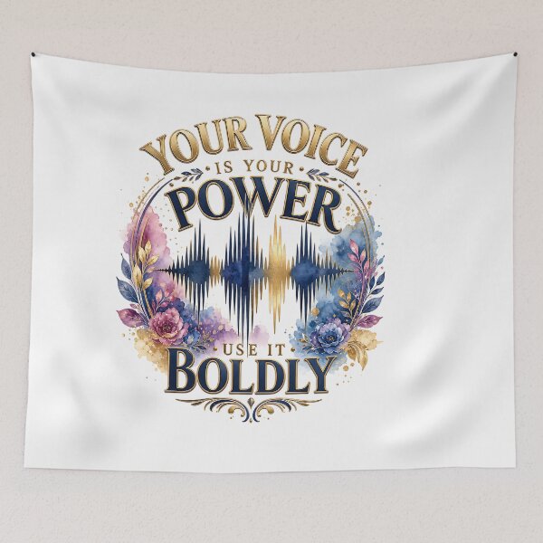 Item preview, Your Voice Is Your Power Boldly Speak Up designed and sold by Yafa-Design.