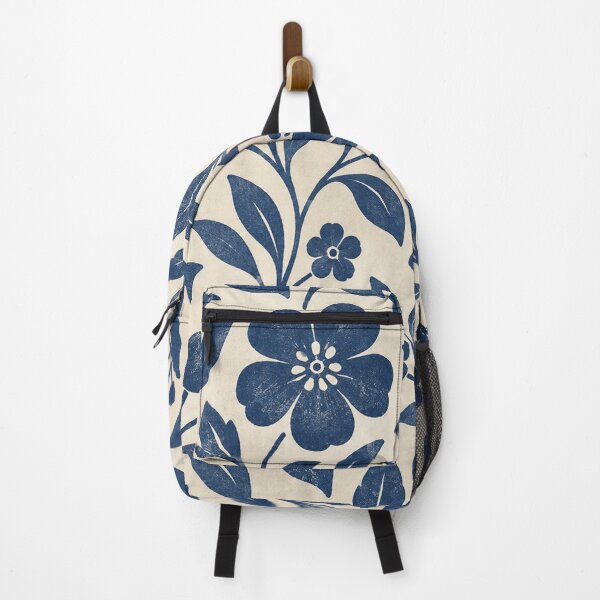 Item preview, Indigo Block Print Botanical designed and sold by Glottopia.