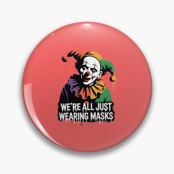 Item preview, Banksy Clown - We're All Just Wearing Masks designed and sold by 123ks.