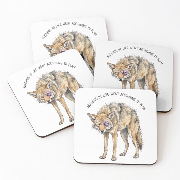 Item preview, Bruised Survivor Coyote designed and sold by Tiffany Roy.