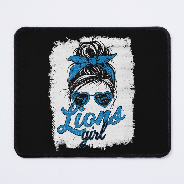 Item preview, Vintage Lions Girl Messy Bun Distressed Football Sports Team Spirit designed and sold by RockTheFeal.