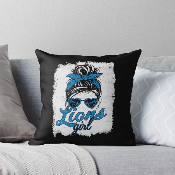 Item preview, Vintage Lions Girl Messy Bun Distressed Football Sports Team Spirit designed and sold by RockTheFeal.