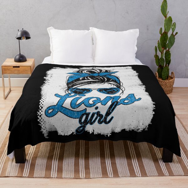 Item preview, Vintage Lions Girl Messy Bun Distressed Football Sports Team Spirit designed and sold by RockTheFeal.