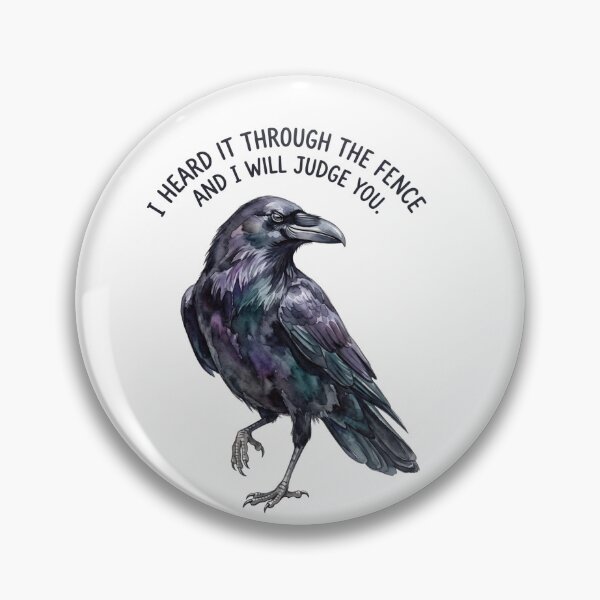 Item preview, Judging You Crow designed and sold by Tiffany Roy.