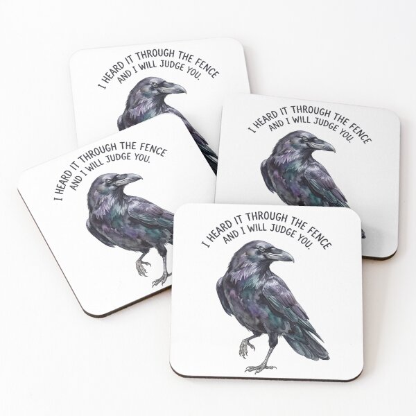 Item preview, Judging You Crow designed and sold by Tiffany Roy.