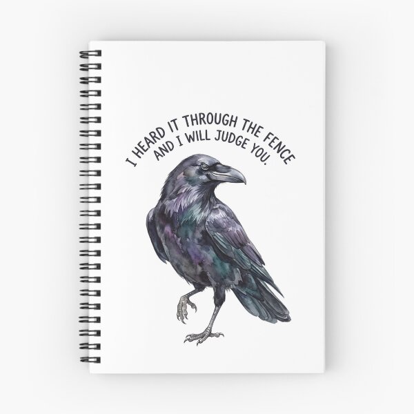 Item preview, Judging You Crow designed and sold by Tiffany Roy.