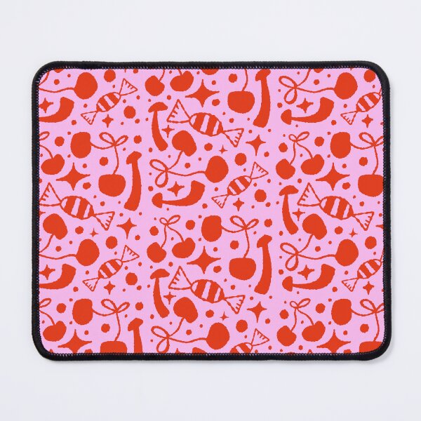 Item preview, Cozy Retro Cherries and Sweets Red Pink designed and sold by adamstav-prints.