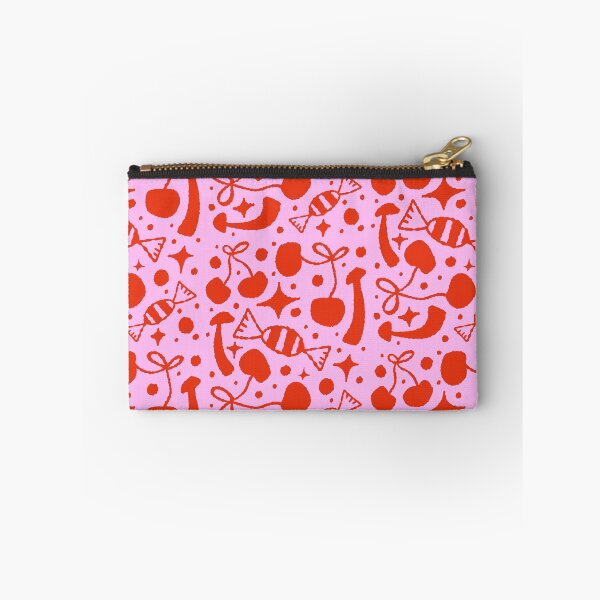Item preview, Cozy Retro Cherries and Sweets Red Pink designed and sold by adamstav-prints.