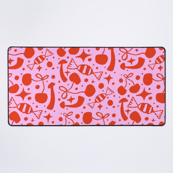Item preview, Cozy Retro Cherries and Sweets Red Pink designed and sold by adamstav-prints.