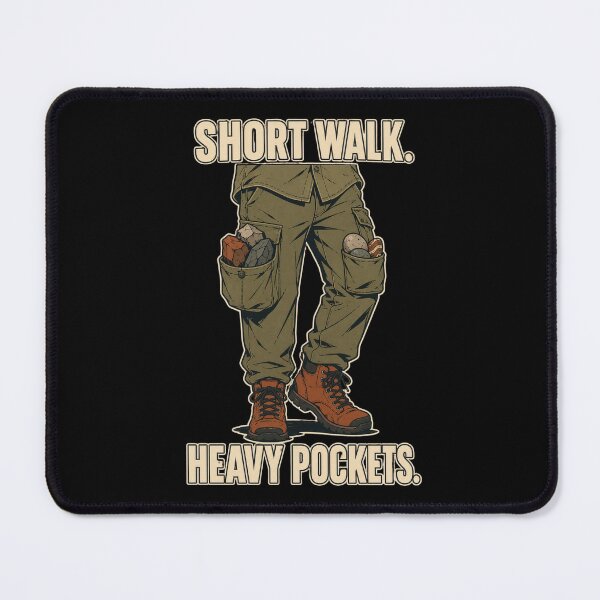 Item preview, Short Walk, Heavy Pockets – Funny Rock Collector designed and sold by FreePath-Move.