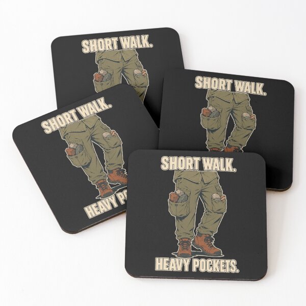 Item preview, Short Walk, Heavy Pockets – Funny Rock Collector designed and sold by FreePath-Move.