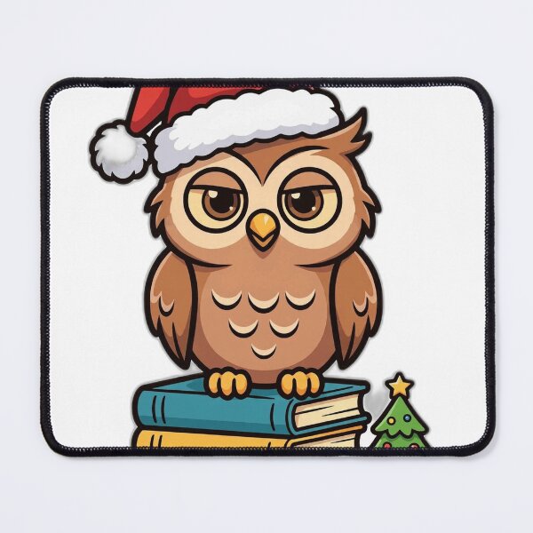 Item preview, Christmas Owl Teacher Shirt – Cute Teacher Holiday Tee designed and sold by KERK Art and Design.