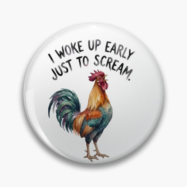 Item preview, Early Screaming Rooster designed and sold by Tiffany Roy.