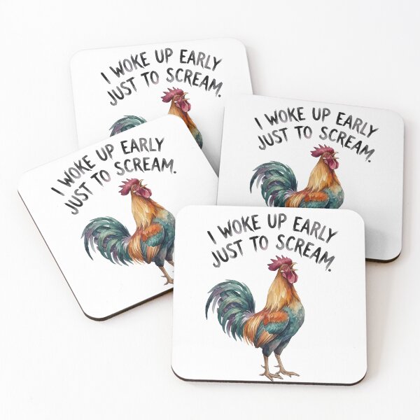 Item preview, Early Screaming Rooster designed and sold by Tiffany Roy.