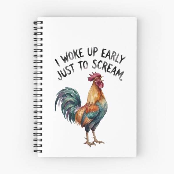 Item preview, Early Screaming Rooster designed and sold by Tiffany Roy.