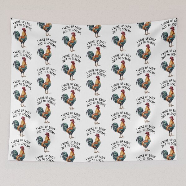 Item preview, Early Screaming Rooster designed and sold by Roy & Tiffany.