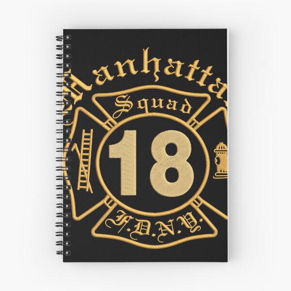 Item preview, Manhattan Squad 18 FDNY - Firefighter Emblem Logo designed and sold by lucrfts.