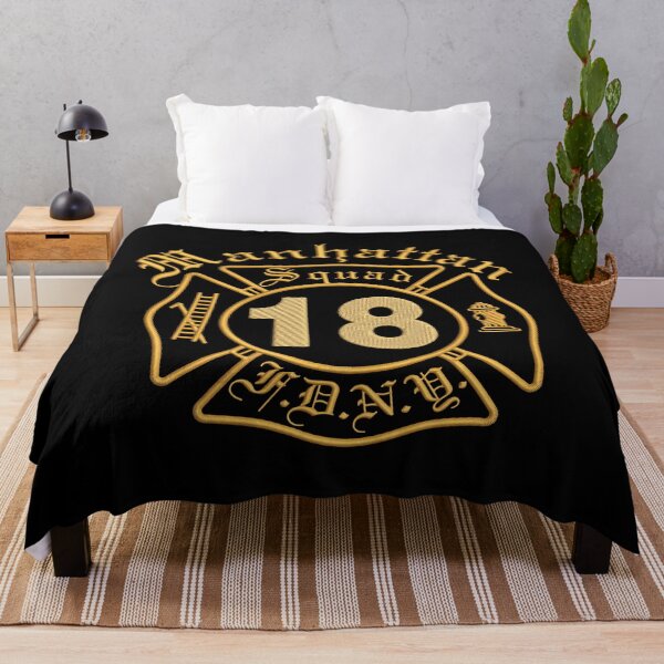 Item preview, Manhattan Squad 18 FDNY - Firefighter Emblem Logo designed and sold by lucrfts.