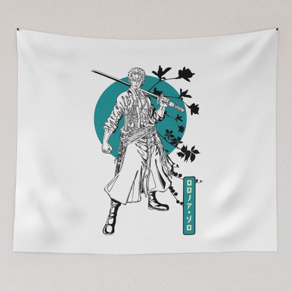 Item preview, Roronoa Zoro One Piece Anime Manga Swordsman designed and sold by zozosazap.