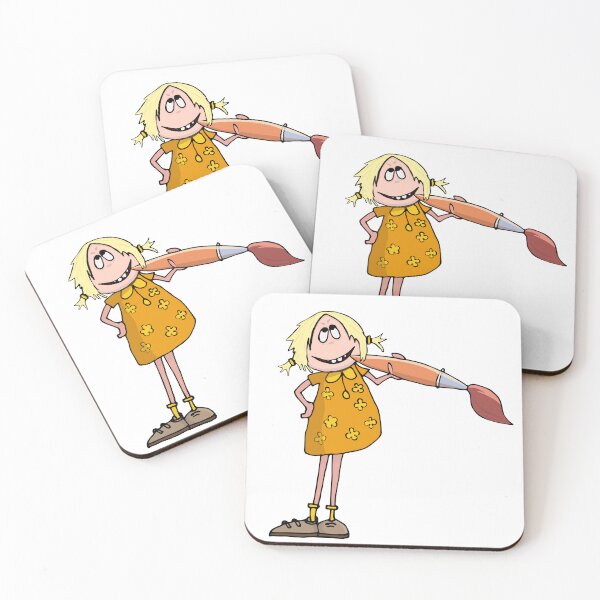Item preview, Little artist girl with Paintbrush designed and sold by Tanya19742000.