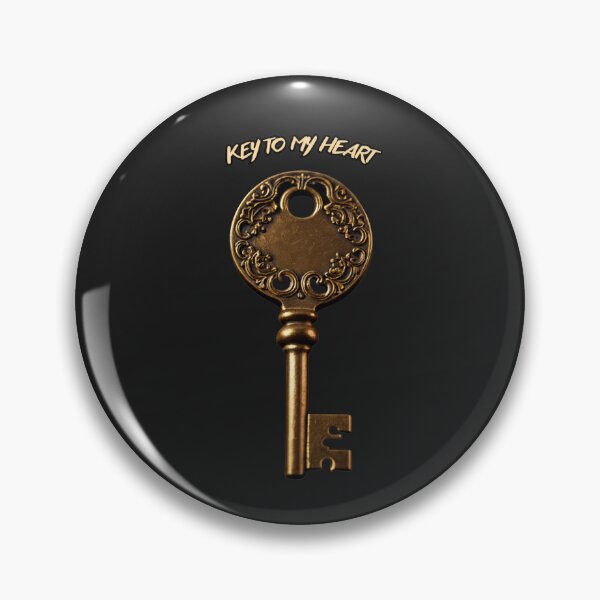 Item preview, Vintage Key to My Heart - Antique Bronze Romance Art designed and sold by mimikaka.