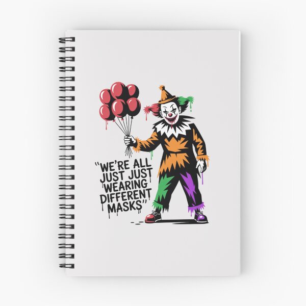 Item preview, Banksy Clown - We're all just wearing different masks designed and sold by 123ks.