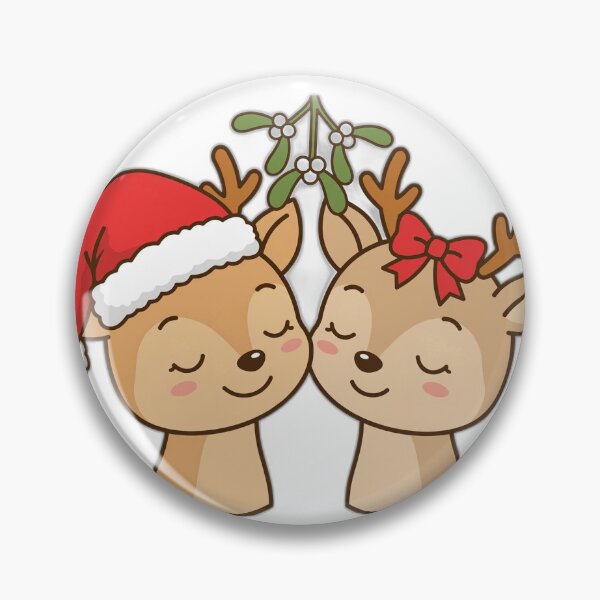 Item preview, Matching Christmas Shirt – Cute Deer Couple Holiday Tee designed and sold by KERK Art and Design.