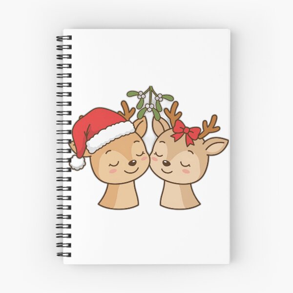 Item preview, Matching Christmas Shirt – Cute Deer Couple Holiday Tee designed and sold by KERK Art and Design.