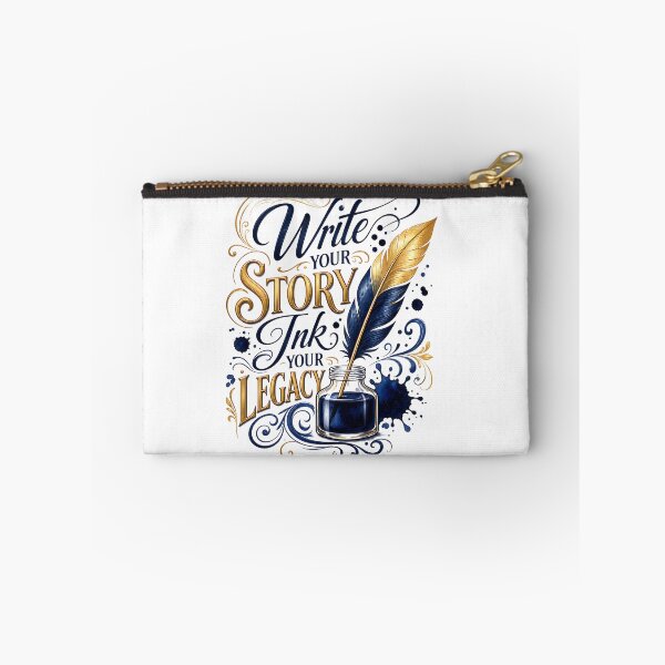 Item preview, Write Your Story Ink Your Legacy Author Quill Art designed and sold by Yafa-Design.