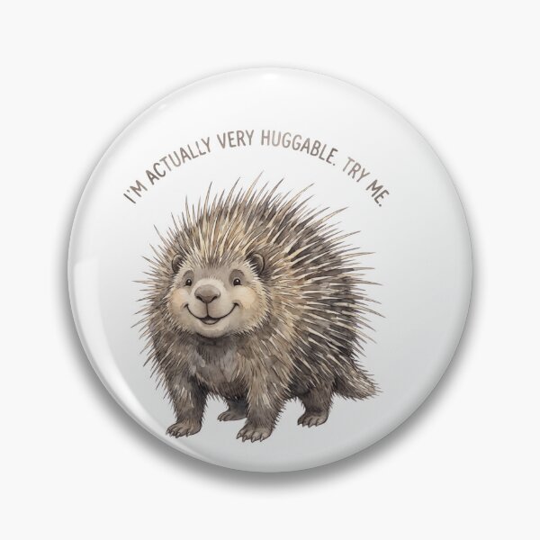 Item preview, Huggable Smiling Porcupine designed and sold by Tiffany Roy.