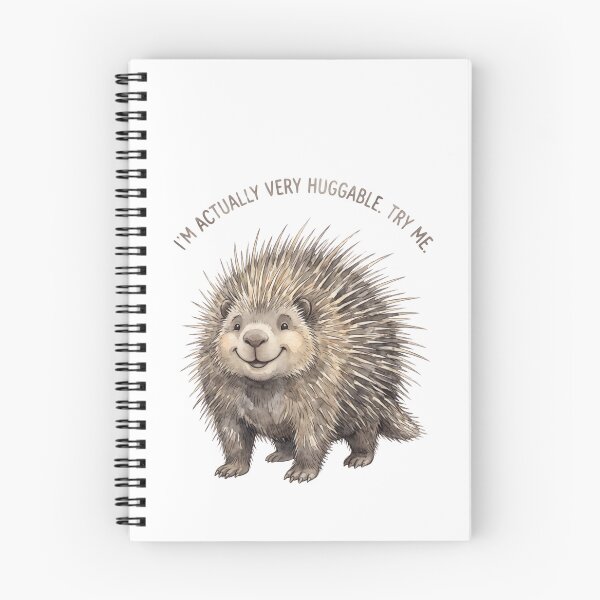 Item preview, Huggable Smiling Porcupine designed and sold by Tiffany Roy.