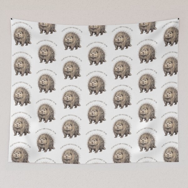 Item preview, Huggable Smiling Porcupine designed and sold by Roy & Tiffany.
