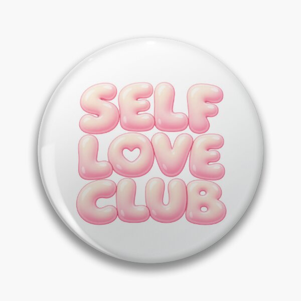 Item preview, Self Love Club Pastel Bubble Text designed and sold by Inkworksbyshery.